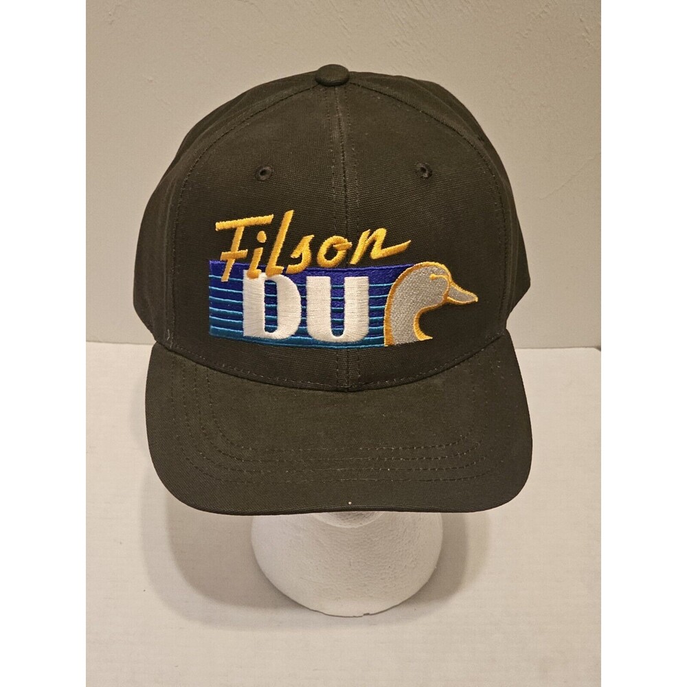 Filson Ducks Unlimited Logger Cap Hat Olive Dark Retro One Size New with tags